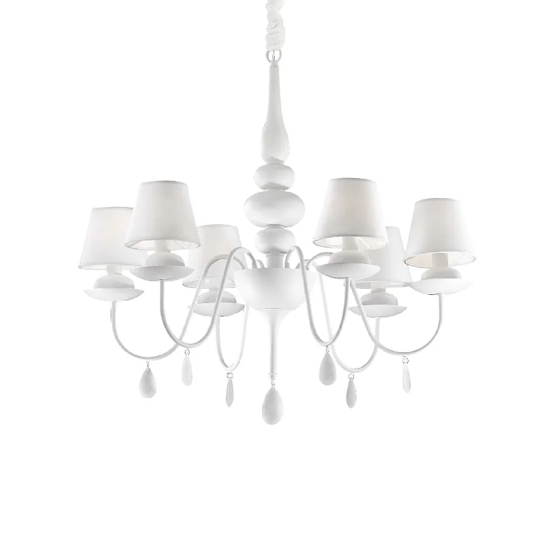 Track lighting for task lighting in workshopsBlanche Centre Celling Light 6/8Lt - White/Black Finish Track lighting for task lighting in workshopsBlanche Centre Celling Light 6/8Lt - White/Black Finish