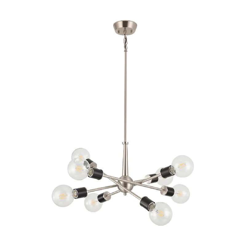 High - lumen track lighting for bright spacesAlice 8-Light Pendant