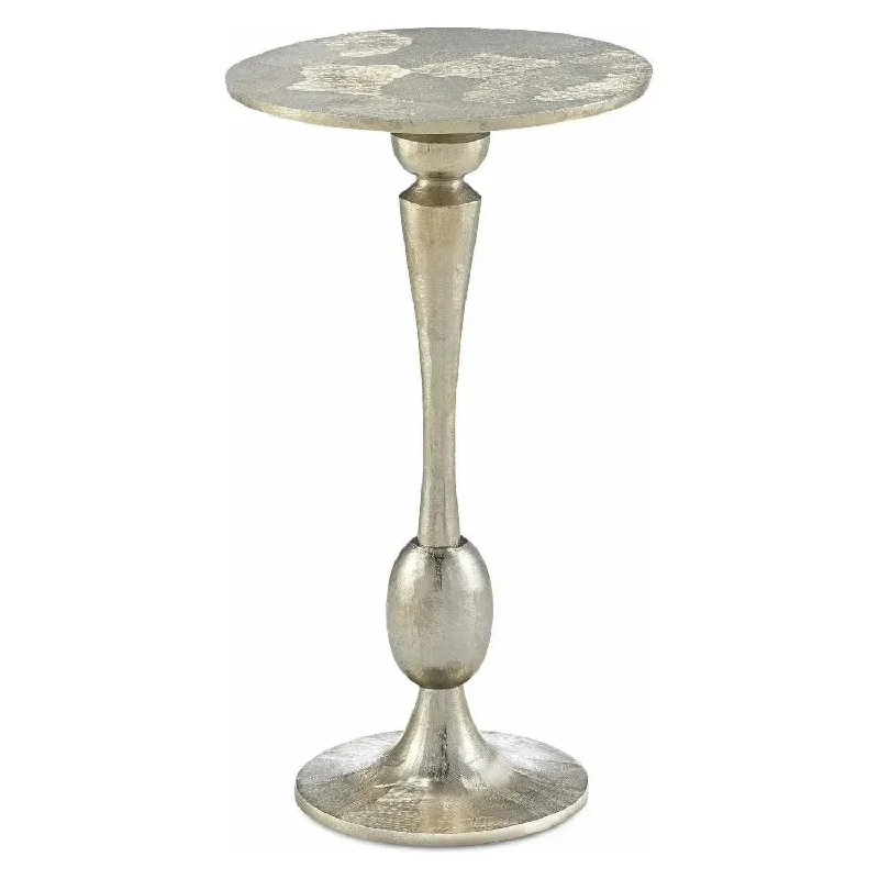 Track lighting for creating a moody atmosphereTalia Champagne Accent Table