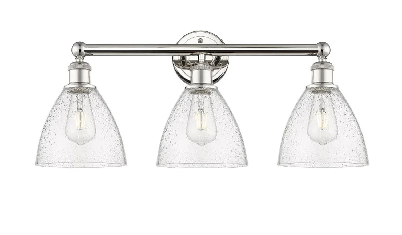 Industrial Wall - Mounted Lighting for Workshop WallsEdison Three Light Bath Vanity