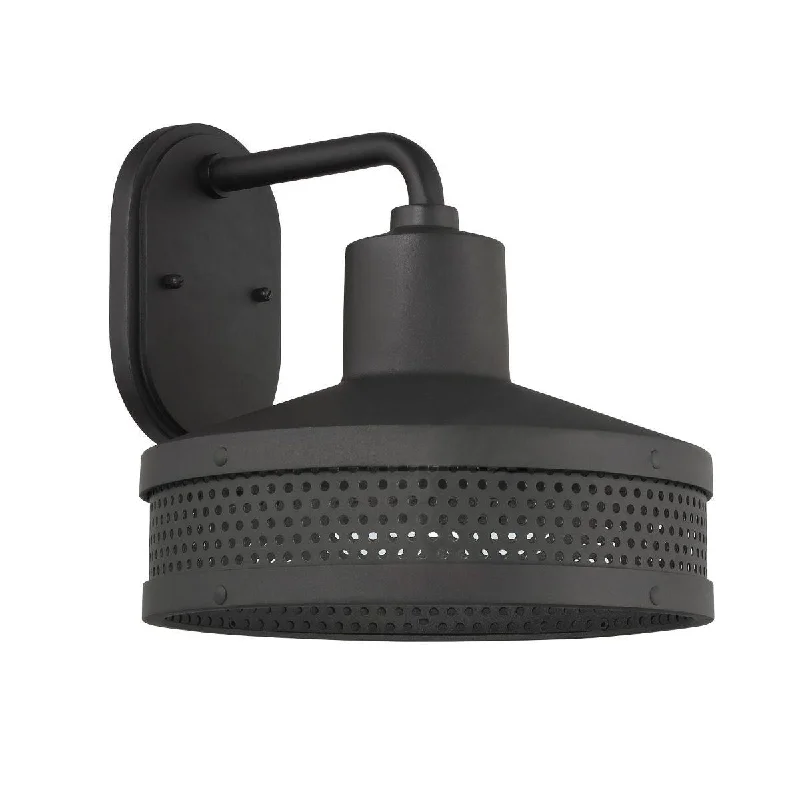 Low - Bay Industrial Lighting Fixtures for Small FactoriesAbalone Point 12 In. Outdoor Barn Light Black Finish