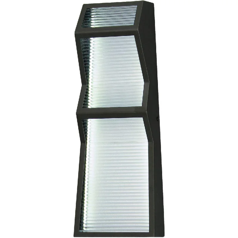 Energy - Efficient Industrial Lighting for Cost - SavingsTotem 16 in. LED Outdoor Wall Sconce 3000K Black Finish Energy - Efficient Industrial Lighting for Cost - SavingsTotem 16 in. LED Outdoor Wall Sconce 3000K Black Finish