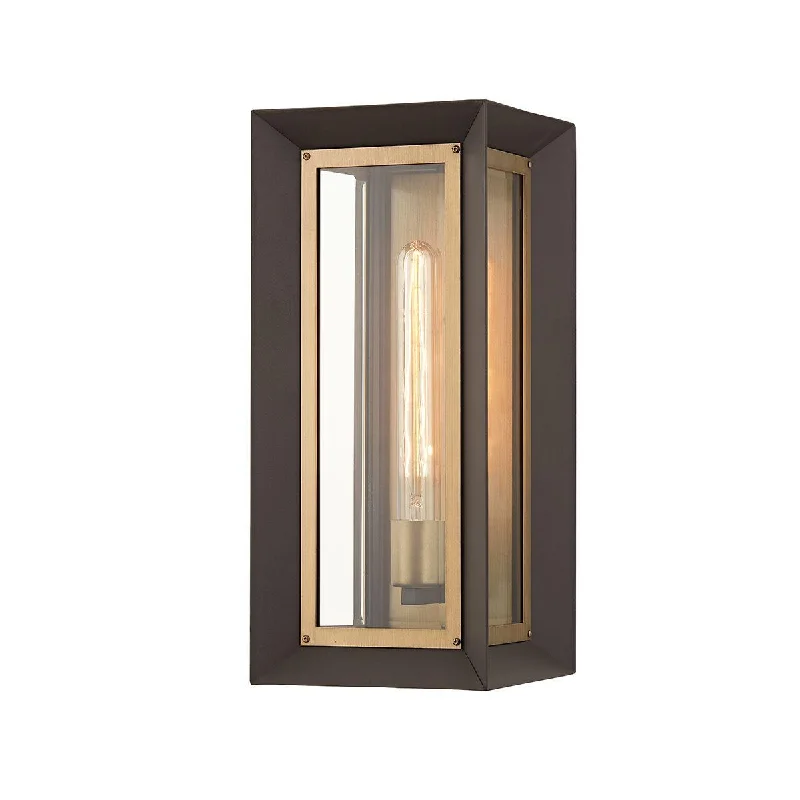 Industrial Emergency Lighting for Safety in FactoriesLOWRY 17 in. Outdoor Wall Sconce Textured Bronze Finish