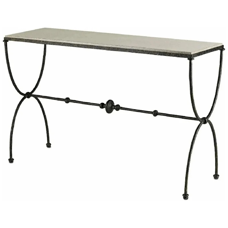 Track lighting with swivel heads for precise aimingAgora Console Table