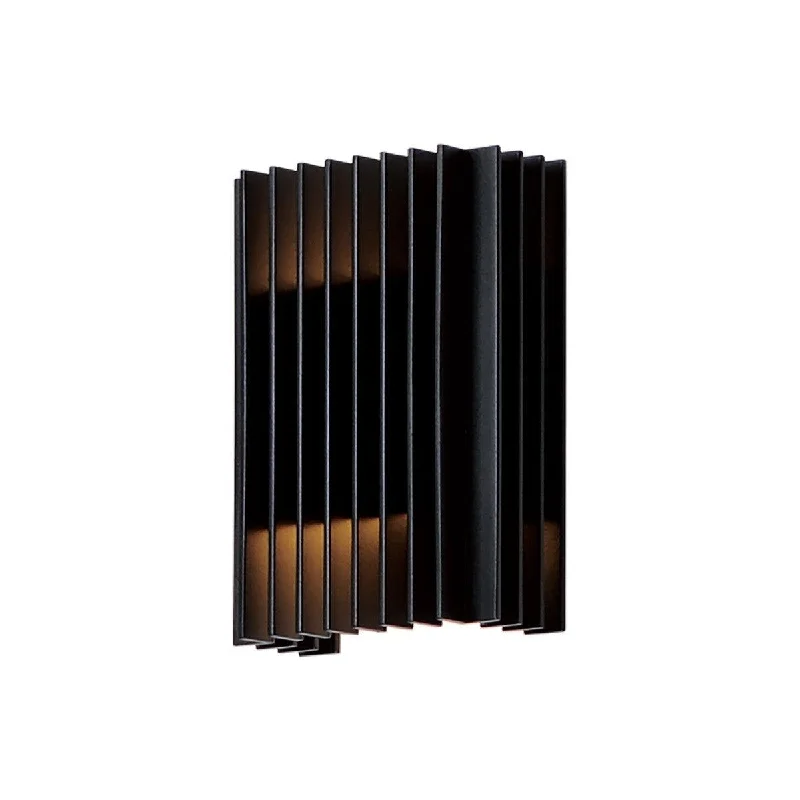 Industrial Exit Sign Lighting for Quick EvacuationRampart 6 in. LED Outdoor Wall Sconce 3000K Black Finish Industrial Exit Sign Lighting for Quick EvacuationRampart 6 in. LED Outdoor Wall Sconce 3000K Black Finish