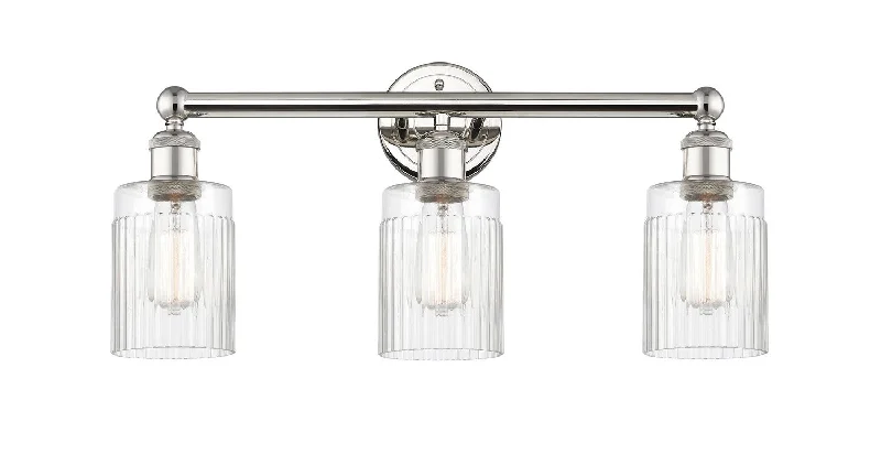Industrial Pendant Lighting for Machine ShopsEdison Three Light Bath Vanity