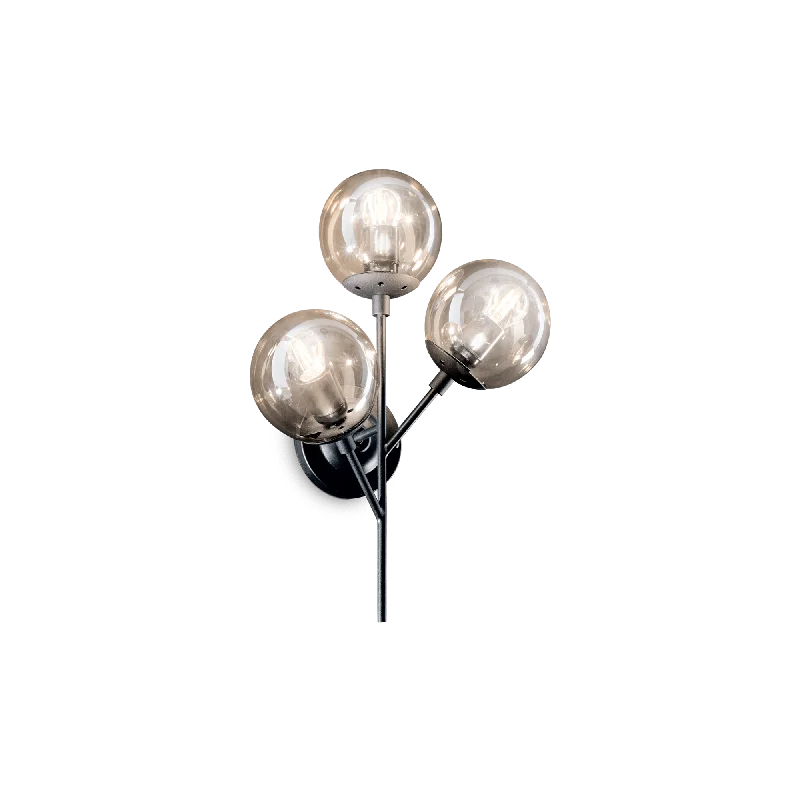 Energy - efficient track lighting fixturesmodern minimalist wall lamps for contemporary living roomsIDEALLUX KEPLER AP3 INDOOR WALL LIGHT Energy - efficient track lighting fixturesmodern minimalist wall lamps for contemporary living roomsIDEALLUX KEPLER AP3 INDOOR WALL LIGHT