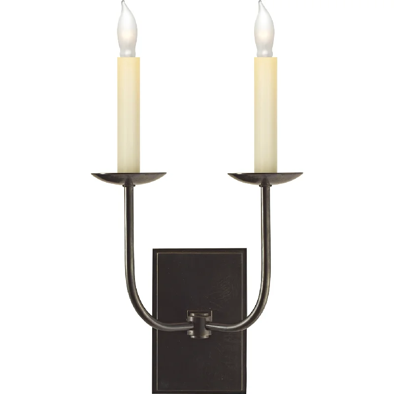 Track lighting with multiple heads for flexibilityTT Double Sconce