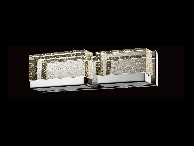Low - voltage track lighting for safetyGlacier Bathroom Vanity Light