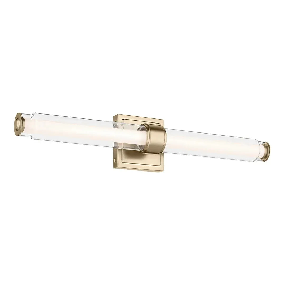 Track lighting with frosted glass shadesLaurene 26.5" Medium LED Linear Bath Bar