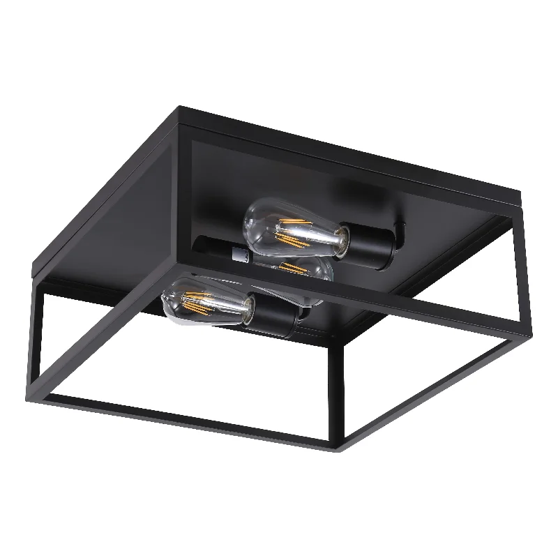 Track lighting with multiple heads for flexibilityBrantwood 3-Light Flush Mount
