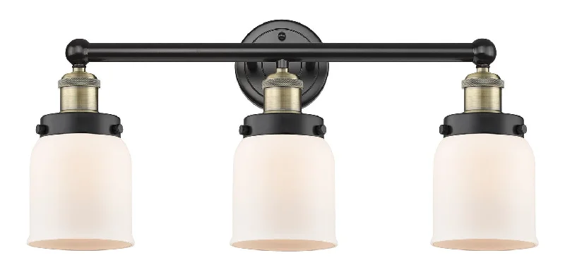 Dimmable Industrial Lighting for Ambiance ControlEdison Three Light Bath Vanity