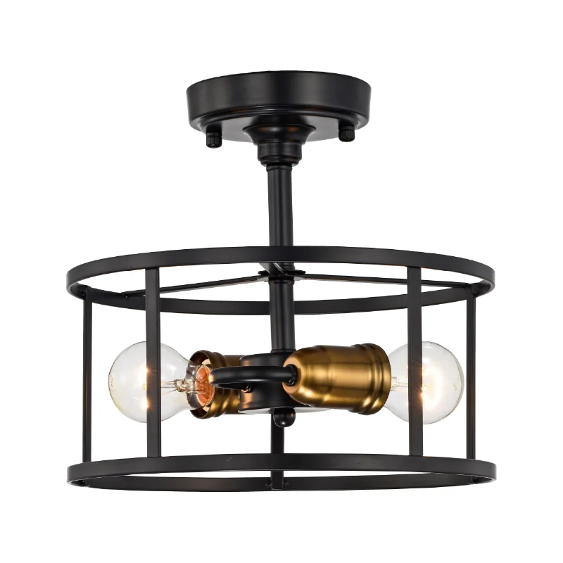 Track lighting with a sleek profileAlcona 2-Light Semi-Flush Mount