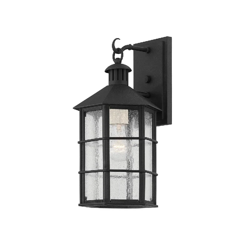 Waterproof Industrial Lighting for Wet AreasLAKE COUNTY 15 In. Outdoor Wall Lantern Iron Finish