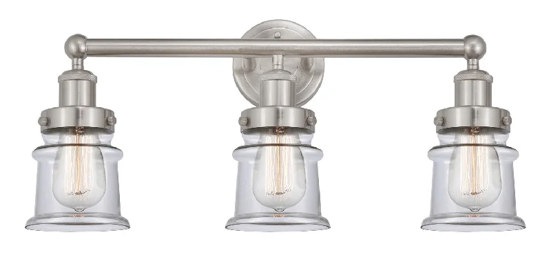 Industrial Task Lighting for Precision WorkstationsEdison Three Light Bath Vanity