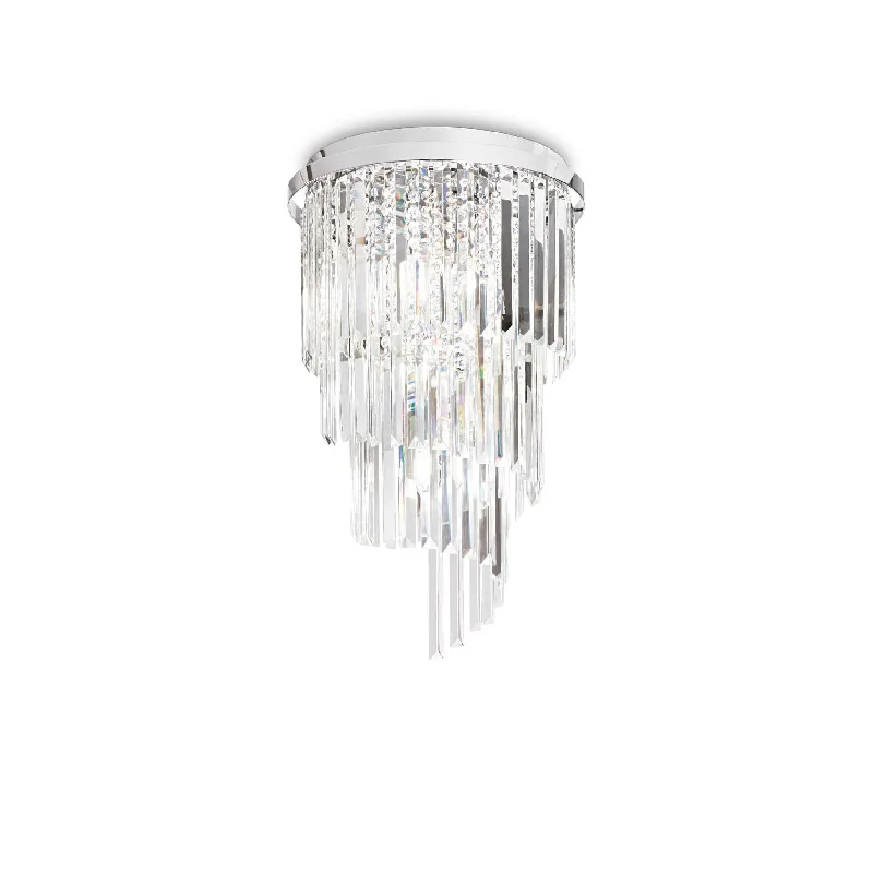 Rustic track lighting for farmhouse decorCarlton Flush crystal 8/12Lt - Chrome/Gold Finish Rustic track lighting for farmhouse decorCarlton Flush crystal 8/12Lt - Chrome/Gold Finish