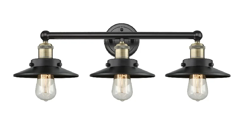 Industrial Task Lighting for Precision WorkstationsDowntown Urban Three Light Bath Vanity Industrial Task Lighting for Precision WorkstationsDowntown Urban Three Light Bath Vanity