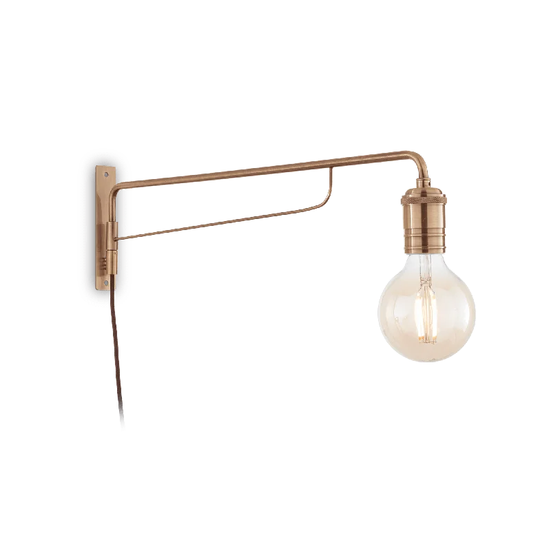 Wireless track lighting for easy installationfabric wall lamps with a linen shade for a relaxed and breathable atmosphereIDEALLUX TRIUMPH AP1 INDOOR WALL LIGHT Wireless track lighting for easy installationfabric wall lamps with a linen shade for a relaxed and breathable atmosphereIDEALLUX TRIUMPH AP1 INDOOR WALL LIGHT
