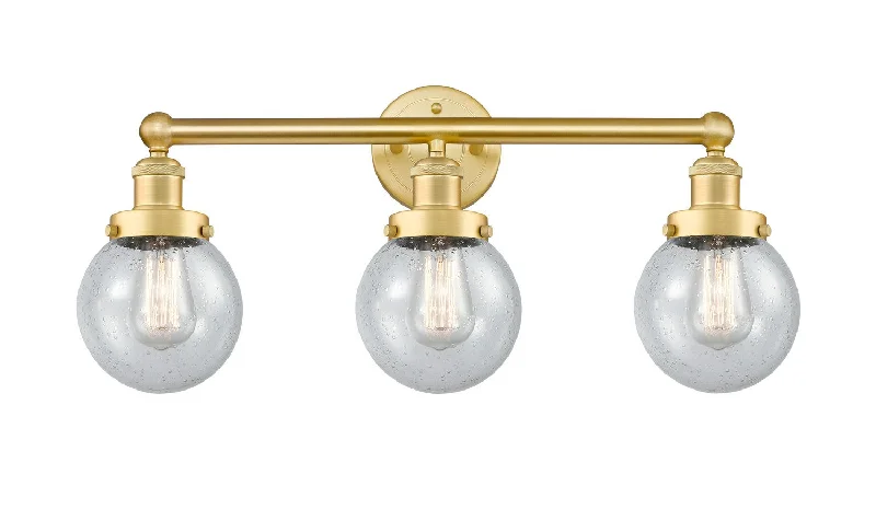Industrial Flood Lighting for Outdoor Loading DocksEdison Three Light Bath Vanity