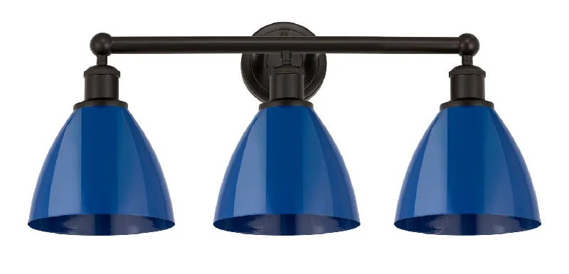Industrial Ceiling - Mounted Lighting for Assembly PlantsEdison Three Light Bath Vanity Industrial Ceiling - Mounted Lighting for Assembly PlantsEdison Three Light Bath Vanity