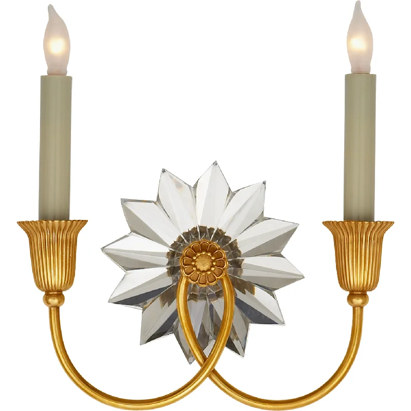 Track lighting with integrated LED driversHuntingdon Double Sconce