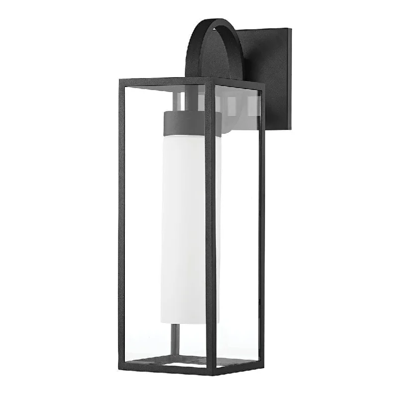 Industrial Lighting for Pharmaceutical ManufacturingPAX 23 in. Outdoor Wall Lantern Textured Black Finish Industrial Lighting for Pharmaceutical ManufacturingPAX 23 in. Outdoor Wall Lantern Textured Black Finish