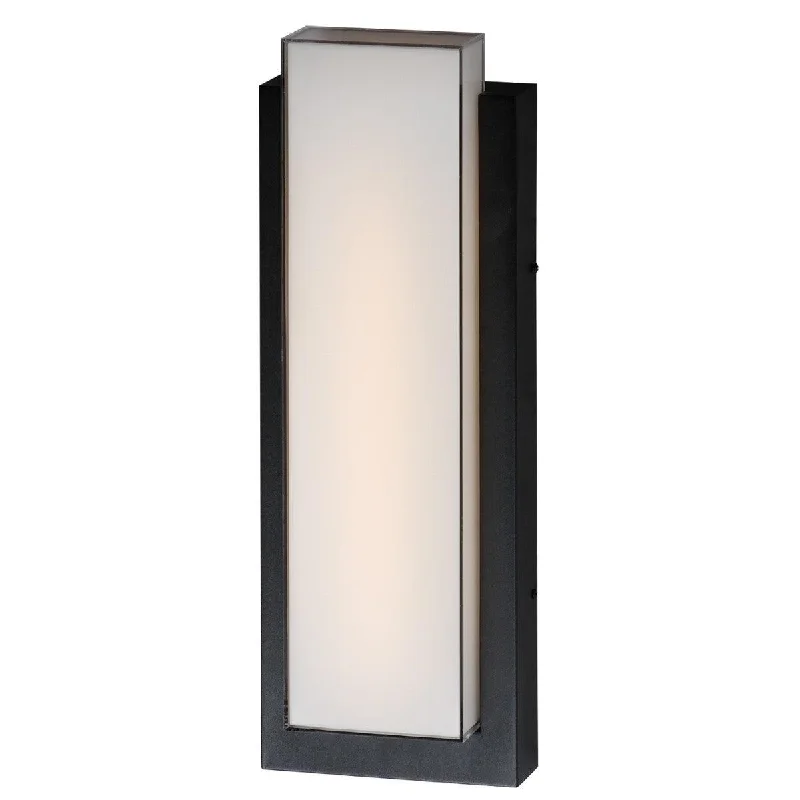 Industrial Pendant Lighting for Machine ShopsTower 22 in. LED Outdoor Wall Sconce 3000K Black Finish Industrial Pendant Lighting for Machine ShopsTower 22 in. LED Outdoor Wall Sconce 3000K Black Finish