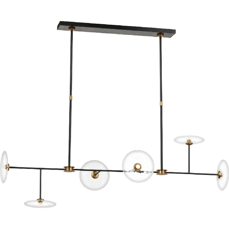 Track lighting for adding a touch of eleganceCalvino Large Linear Chandelier