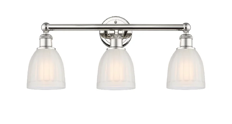 Industrial Pendant Lighting for Machine ShopsEdison Three Light Bath Vanity