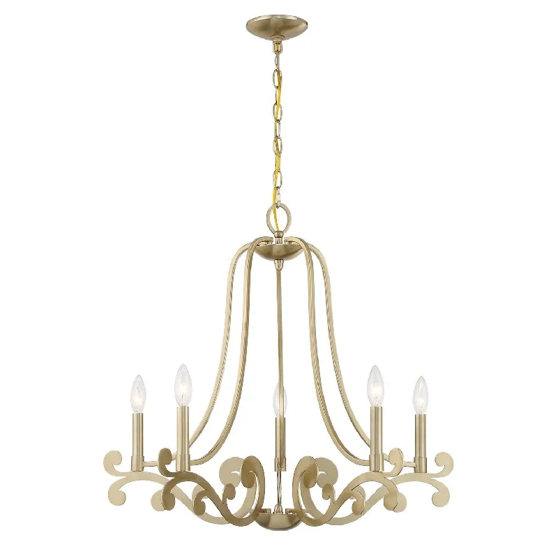 Track lighting for creating a moody atmosphereLombard Chandelier