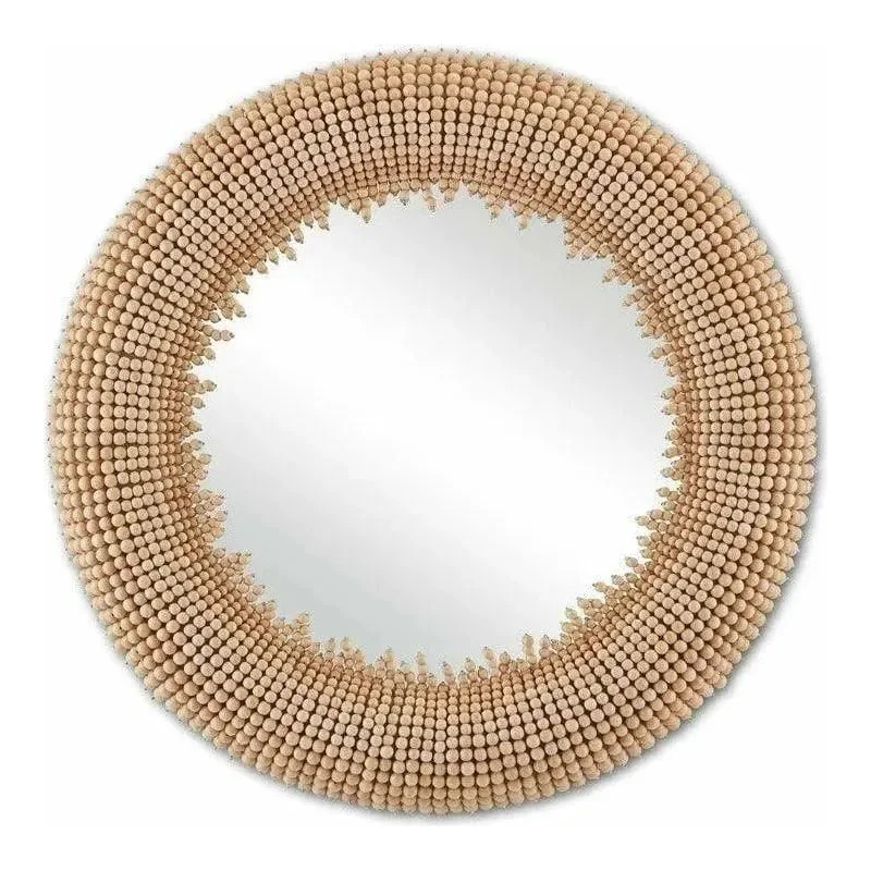 Track lighting with frosted glass shadesJeanie Round Mirror