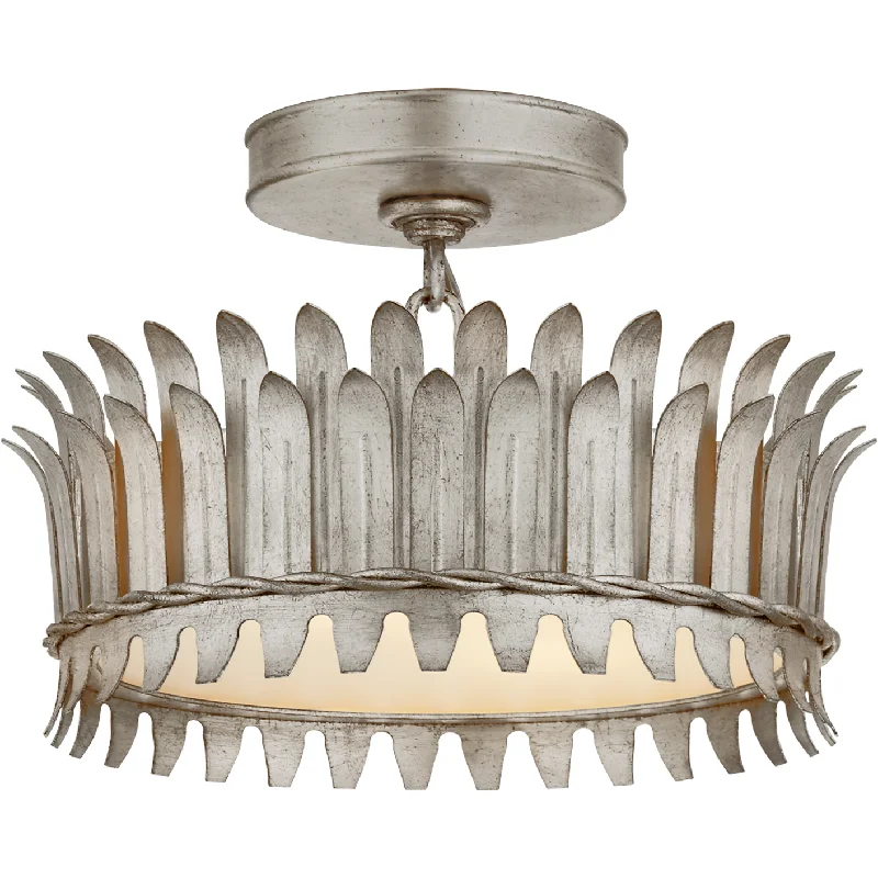 Waterproof track lighting for bathroomsLeslie 12" Semi Flush Mount