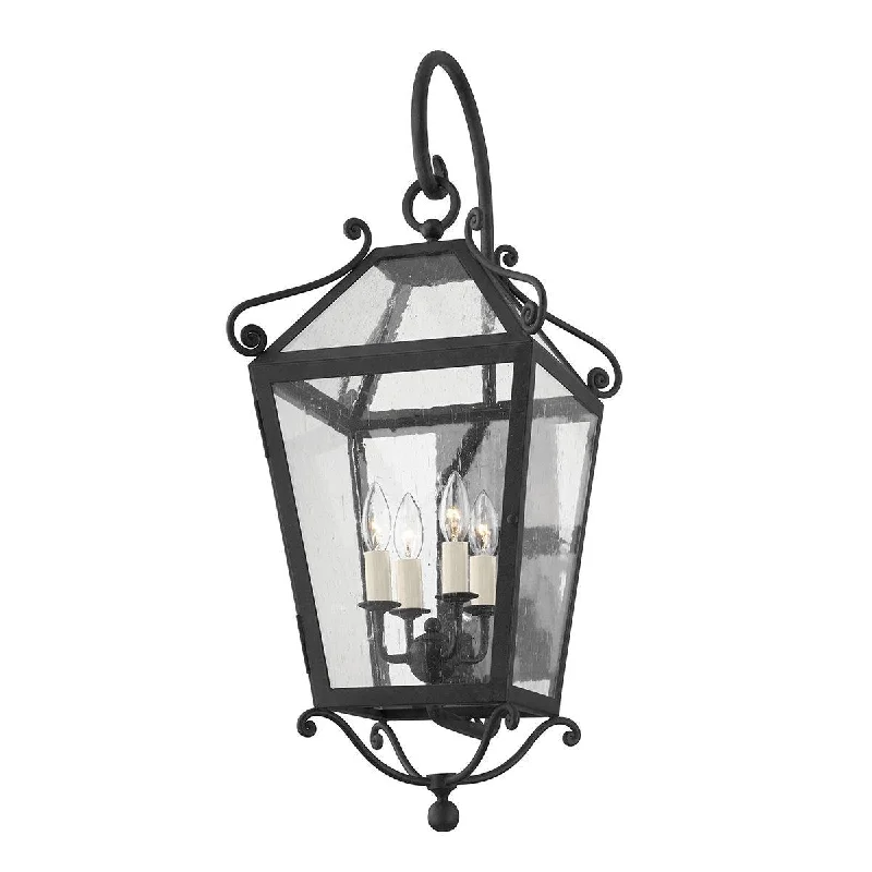 High - Bay LED Industrial Lighting for WarehousesSANTA BARBARA COUNTY 34 In. 4 Lights Outdoor Wall Lantern French Iron Finish High - Bay LED Industrial Lighting for WarehousesSANTA BARBARA COUNTY 34 In. 4 Lights Outdoor Wall Lantern French Iron Finish