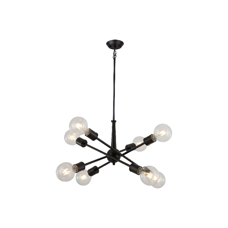 Track lighting with multiple heads for flexibilityAlice 8-Light Pendant