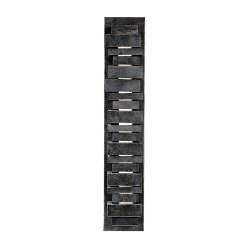 Industrial Lighting for Printing Press FacilitiesLedgend 26 In. LED Wall Sconce Weathered Zinc Finish Industrial Lighting for Printing Press FacilitiesLedgend 26 In. LED Wall Sconce Weathered Zinc Finish