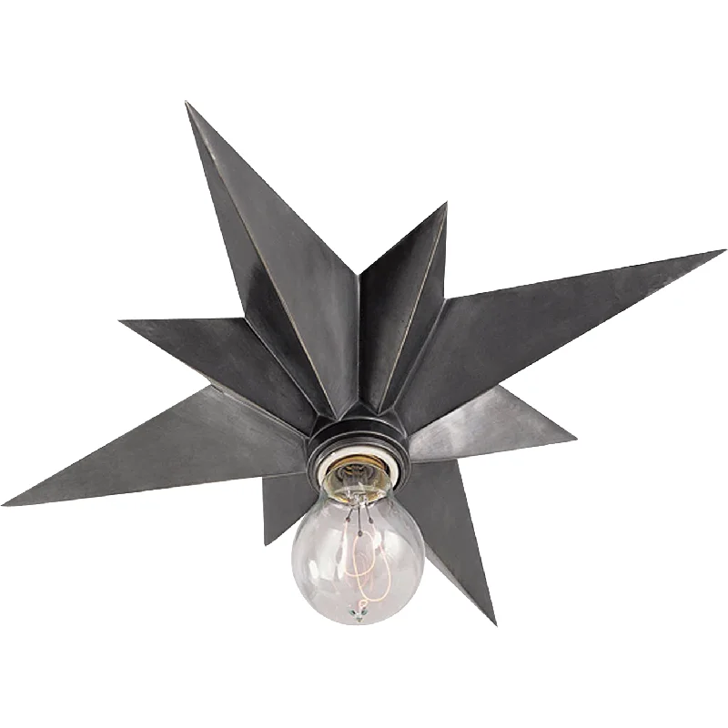 Contemporary track lighting in black finishStar Flush Mount