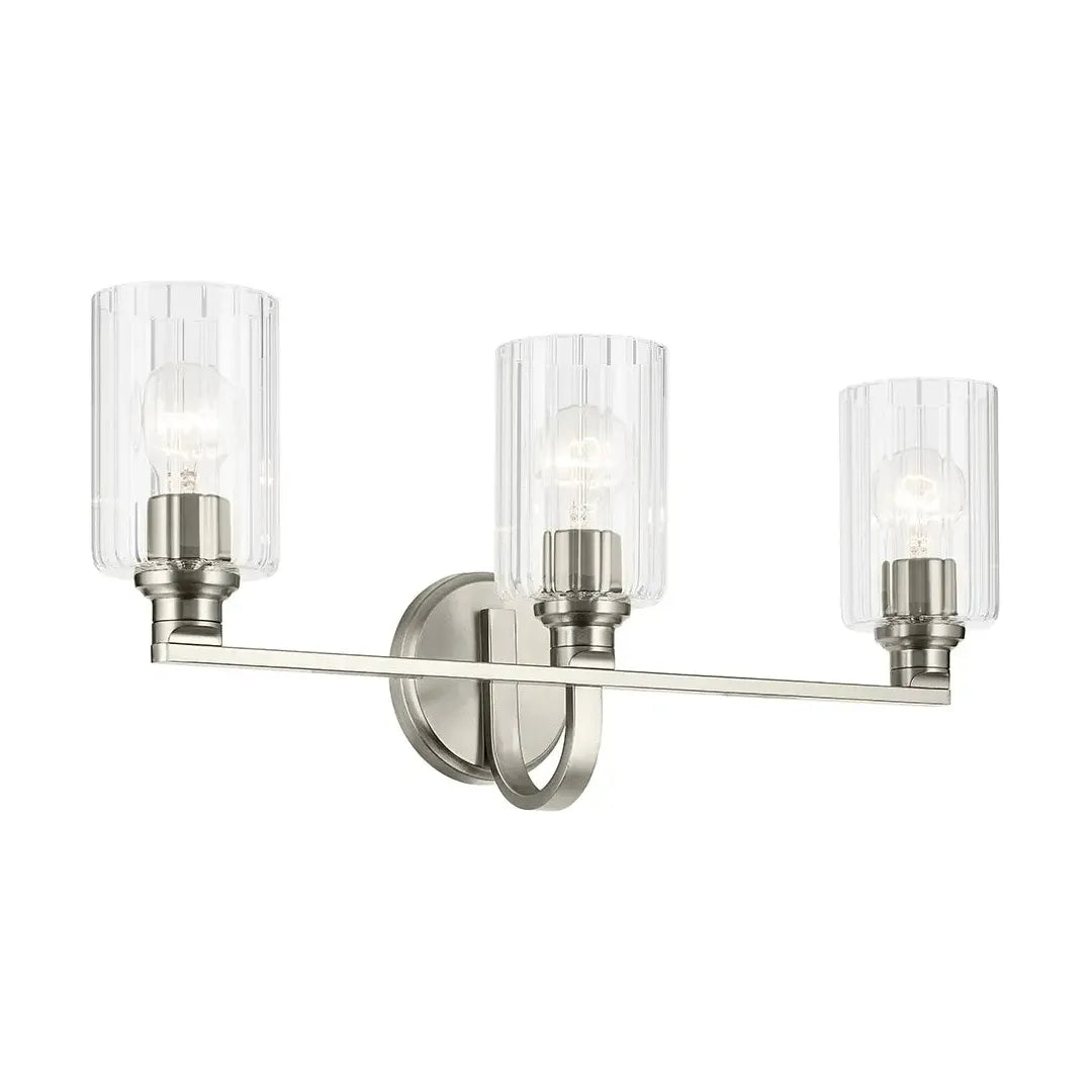 Track lighting with a decorative track designGioe 24.25" 3-Light Vanity Light
