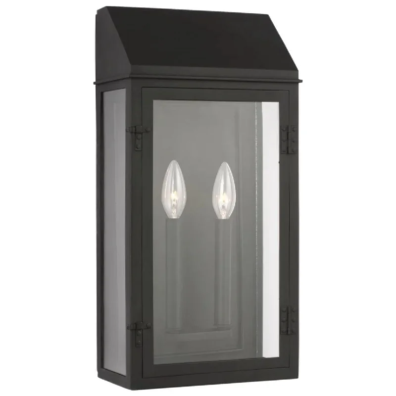 Low - Bay Industrial Lighting Fixtures for Small FactoriesHingham 20 In. 2 lights Outdoor Wall Light Black Finish Low - Bay Industrial Lighting Fixtures for Small FactoriesHingham 20 In. 2 lights Outdoor Wall Light Black Finish