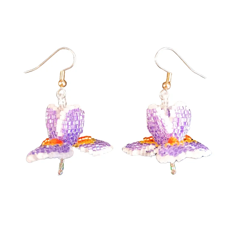 White track lighting for a clean look3D Iris Earrings Bead Art on Hypo-Allergenic Ear-wires White track lighting for a clean look3D Iris Earrings Bead Art on Hypo-Allergenic Ear-wires