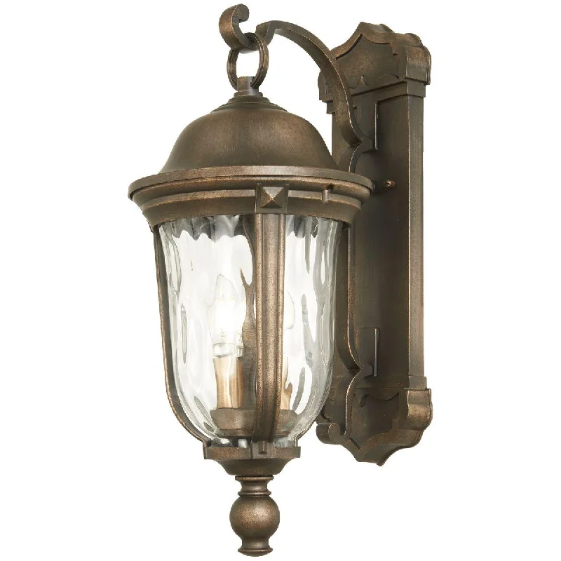 Industrial Ceiling - Mounted Lighting for Assembly PlantsHavenwood 22 in. 3 Lights Outdoor Wall Lantern Bronze & Silver Finish Industrial Ceiling - Mounted Lighting for Assembly PlantsHavenwood 22 in. 3 Lights Outdoor Wall Lantern Bronze & Silver Finish