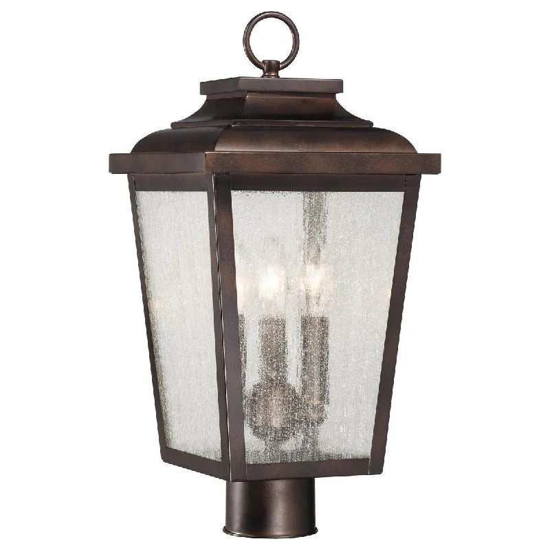 Industrial Wall - Mounted Lighting for Workshop WallsIrvington Manor 18 in. 3 lights Lantern Head Bronze finish Industrial Wall - Mounted Lighting for Workshop WallsIrvington Manor 18 in. 3 lights Lantern Head Bronze finish