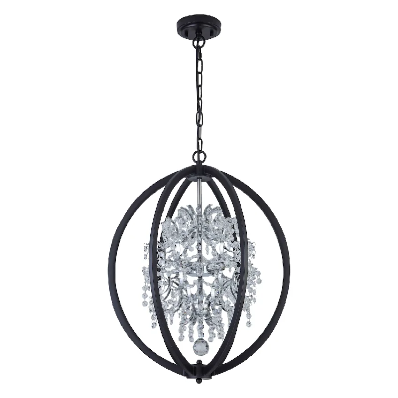 Wireless track lighting for easy installationDevon 4-Light Pendant