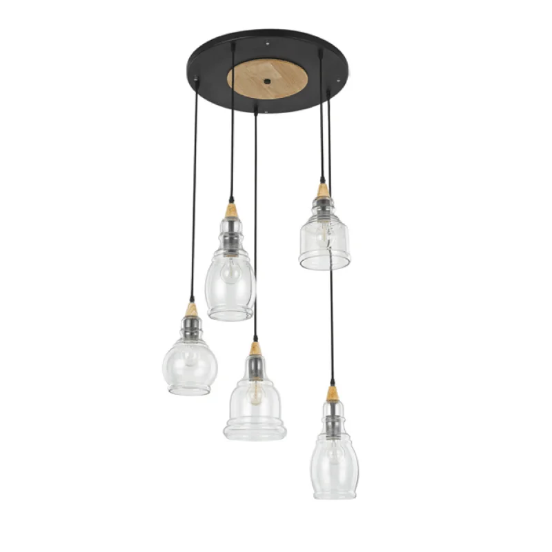Track lighting for high - ceiling spacesGretel 5Lt Centre Ceiling Light
