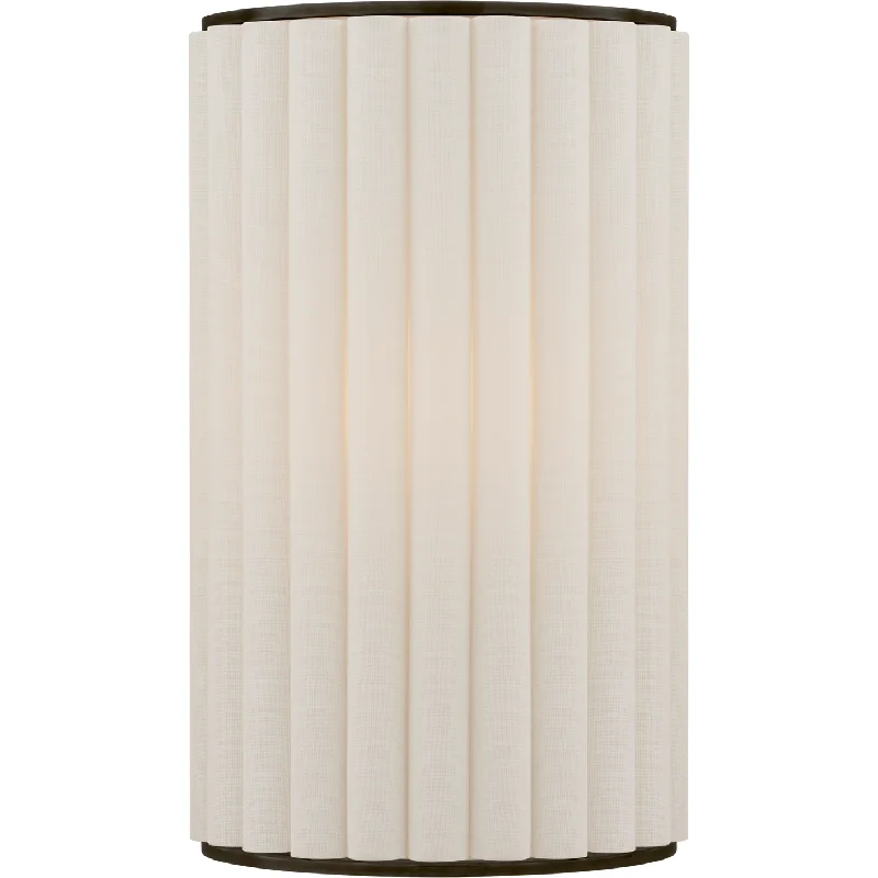 Track lighting with clear glass shadesPalati Small Sconce