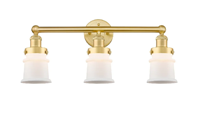 Industrial Wall - Mounted Lighting for Workshop WallsEdison Three Light Bath Vanity