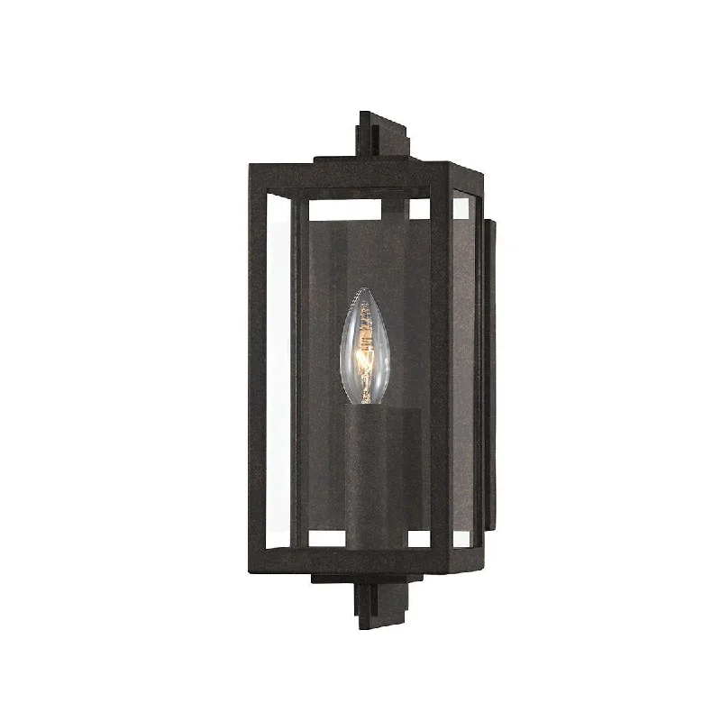 Industrial Lighting for Electronics ManufacturingNICO 13 In. Outdoor Wall Lantern French Iron Finish Industrial Lighting for Electronics ManufacturingNICO 13 In. Outdoor Wall Lantern French Iron Finish