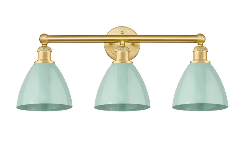 Shock - Resistant Industrial Lighting for Vibrating Machinery AreasDowntown Urban Three Light Bath Vanity Shock - Resistant Industrial Lighting for Vibrating Machinery AreasDowntown Urban Three Light Bath Vanity
