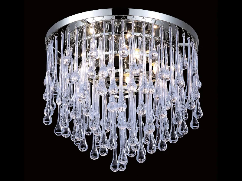Track lighting with a chunky, bold designHollywood Boulevard Flush Mount