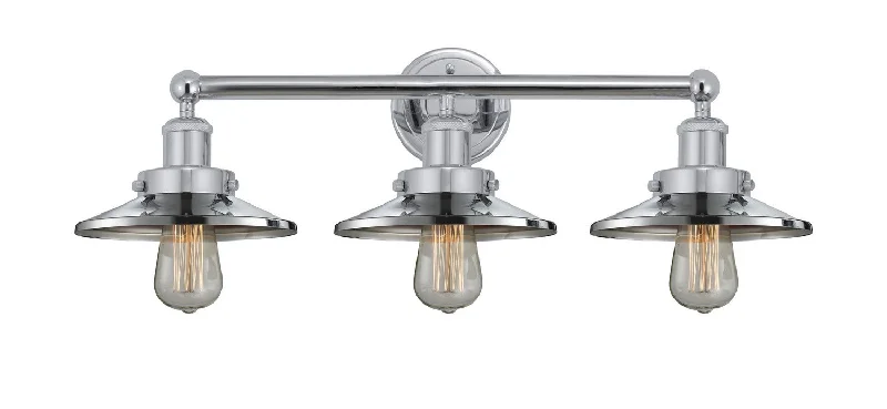 Industrial Exit Sign Lighting for Quick EvacuationDowntown Urban Three Light Bath Vanity Industrial Exit Sign Lighting for Quick EvacuationDowntown Urban Three Light Bath Vanity
