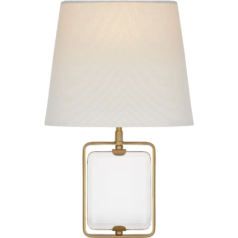 Track lighting with a decorative track designHenri Framed Jewel Sconce